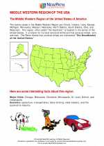 Social Studies - Fifth Grade - Study Guide: Middle Western Region US
