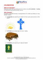 Social Studies - Fifth Grade - Study Guide: Colonization