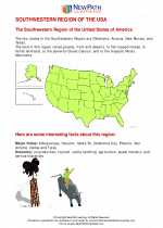 Social Studies - Fifth Grade - Study Guide: Southwestern Region US