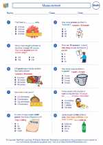 measurement mathematics worksheets and study guides third grade