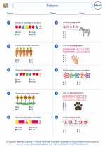 patterns mathematics worksheets and study guides fourth grade