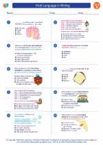 English Language Arts - Fourth Grade - Worksheet: Vivid Language in Writing
