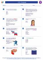 Social Studies - Fourth Grade - Worksheet: U.S. Congress