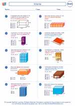 volume formula sheet grade 6