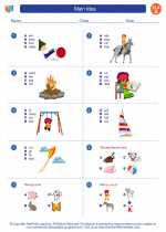 English Language Arts - First Grade - Worksheet: Main Idea