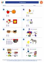 English Language Arts - First Grade - Worksheet: Predictions