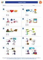 English Language Arts - First Grade - Worksheet: Logical Order