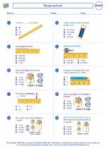 measurement mathematics worksheets and study guides second grade