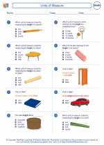 units of measure mathematics worksheets and study guides third grade