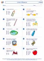 units of measure mathematics worksheets and study guides third grade