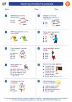 English Language Arts - Third Grade - Worksheet: Adjectives/Adverbs/Vivid Language