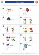 English Language Arts - First Grade - Worksheet: Real or Fantasy