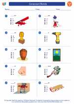 English Language Arts - Third Grade - Worksheet: Consonant Blends