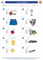 English Language Arts - Third Grade - Worksheet: Consonant Blends