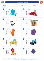 English Language Arts - Third Grade - Worksheet: Consonant Blends