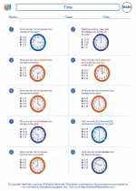 Time. Mathematics Worksheets and Study Guides Fourth Grade.