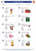 English Language Arts - Second Grade - Worksheet: R Controlled Vowels