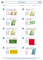 Mathematics - Second Grade - Worksheet: Place Value