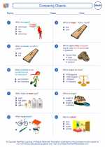 Comparing Objects. Mathematics Worksheets and Study Guides Second Grade.