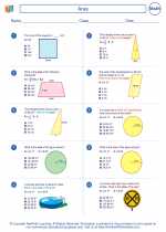 Mathematics - Sixth Grade - Worksheet: Area