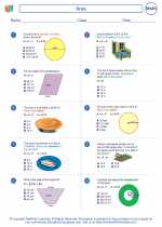 Mathematics - Sixth Grade - Worksheet: Area