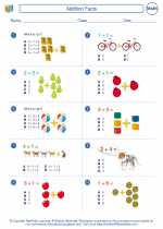 Addition Facts. 1st Grade Math Worksheets and Answer key, Study Guides