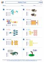 addition facts 1st grade math worksheets and answer key study guides and vocabulary sets