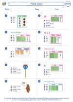 Mathematics - First Grade - Worksheet: Place Value