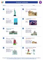 Social Studies - Fourth Grade - Worksheet: American Landmarks