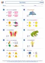 symmetry mathematics worksheets and study guides first grade