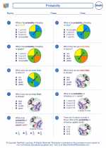 Mathematics - Third Grade - Worksheet: Probability