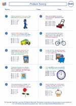 Mathematics - Fourth Grade - Worksheet: Problem Solving