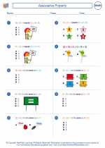 associative property 3rd grade math worksheets and study guides