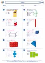 Mathematics - Second Grade - Worksheet: Solids