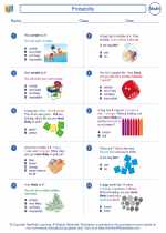 probability second grade math worksheets study guides and answer key