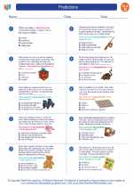 Predictions. 4th Grade English Language Arts Worksheets and Study Guides.