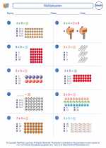 Mathematics - Third Grade - Worksheet: Multiplication