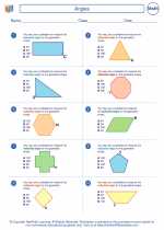 Mathematics - Fifth Grade - Worksheet: Angles