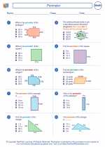 Mathematics - Third Grade - Worksheet: Perimeter