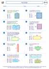 Mathematics - Third Grade - Worksheet: Perimeter