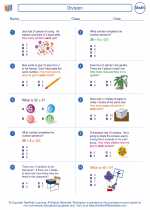 Mathematics - Third Grade - Worksheet: Division