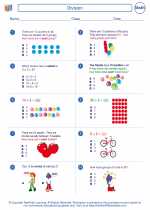 division third grade mathematics worksheets and study guides