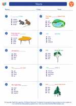 nouns 1st grade english language arts worksheets and answer key