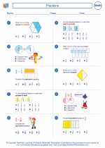 Mathematics - Fourth Grade - Worksheet: Fractions