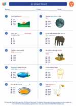 English Language Arts - Second Grade - Worksheet: oo Vowel Sound