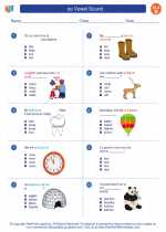 English Language Arts - Second Grade - Worksheet: oo Vowel Sound