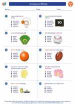 English Language Arts - Second Grade - Worksheet: Compound Words