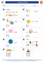 English Language Arts - First Grade - Worksheet: Compound Words