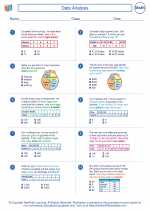Mathematics - Fifth Grade - Worksheet: Data Analysis
