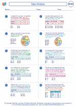 Mathematics - Fifth Grade - Worksheet: Data Analysis